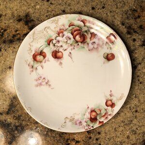 Antique Hand Painted Limoges France Porcelain Plate